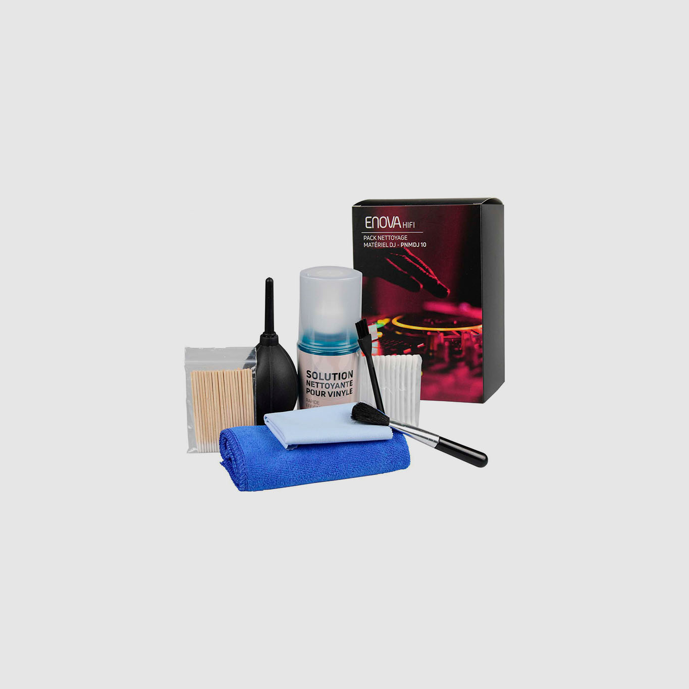 Enova PNMDJ 10 Kit limpeza de equipamento de DJ